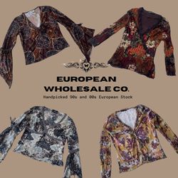 Y2K Colourful Graphic European Long sleeve tops Mix Ft. JNCO