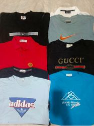 vintage Burberry and mix brand t shirts