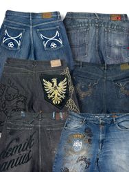 Y2k Hip Hop Baggy Jeans 20 Pcs (A-30)