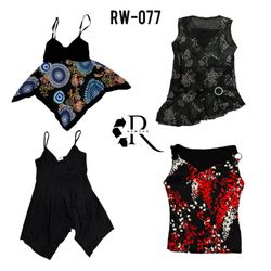 Y2K Black Rave Gothic Tops (RW-077)