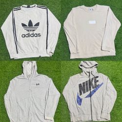 Felpe e cappucci Nike, Adidas e Lacoste 19 pezzi