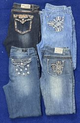 Jeans acampanados mujer Y2K 20 piezas