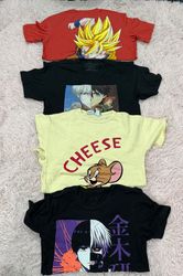 T-shirts Anime Cartoon 24 pièces