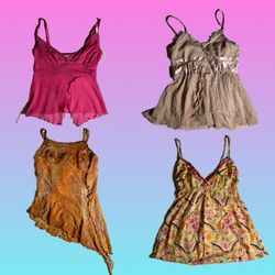 Y2k Pink Era cute cami tops (TT-118)