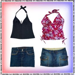 Surfer Babe- Tank Cami’s and Denim Mini Mix (SS-98..