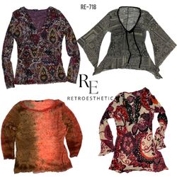 Y2K Grunge Full Sleeve Tops (RE-718)