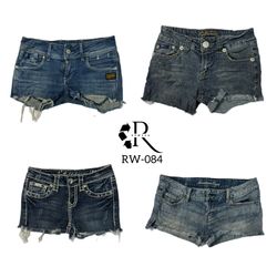 Y2K Mini Shorts in Denim Unici (RW-084)