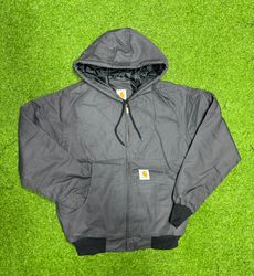 Carhartt Dunkelgraue Rework-Stil Jacken