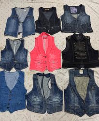 Denim waistcoat 20 pieces