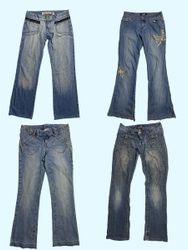 „Retro Revival: Y2K Buntfalten Denim Vibes“ (TS-41..