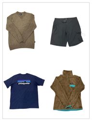 Patagonia Mix polaire, veste et chemises.