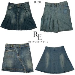 Gonne Mini in Denim Y2K IT Girl (RE-735)