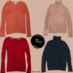 Chunky Cable Knit Sweater – Thick & Warm (GRV-3-09..