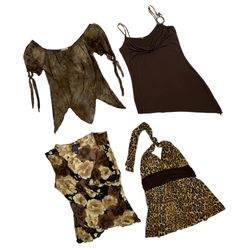 Y2K Grunge Bronze Hauts Mix