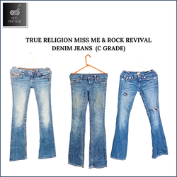 TRUE RELIGION MISS ME & ROCK REVIVAL DENIM JEANS -..
