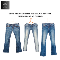 TRUE RELIGION MISS ME & ROCK REVIVAL DENIM JEANS -..
