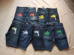 Stussy Rework Style Jeans Shorts 20 pcs