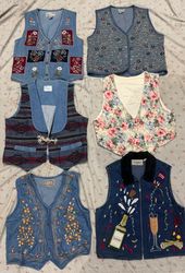 Denim waistcoat 20 pieces