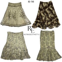 Y2K Unique Poly Skirts (RE-749)