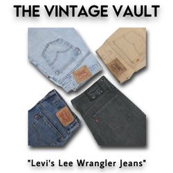 Levi's Lee Wrangler Jeans für Männer - 10 Stück