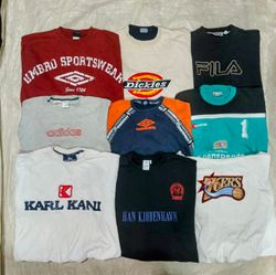 vintage mix brands sweatshirts
