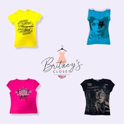 2000's Aesthetic Baby Tees - 50 Pieces ( BC-2-7 )