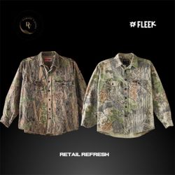 Chemise à boutons Realtree Camo 5 pièces