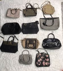 Bolsas de marcas misturadas (guess, coach, aldo e ..