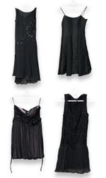 “RAVEN ERA” x Black Y2K Dress S-986