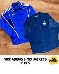 Adidas Nike Track Jackets 10 Pcs