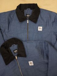Stussy Denim Workwear Rework Style Detro..