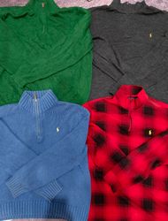 POLO RALPH LAUREN MOITIE ZIP 12PCS