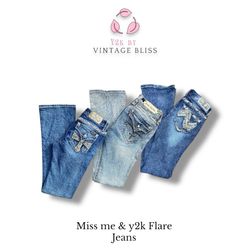 **🔥 Miss Me-Rockrevival & Y2K Pantalons Évasés – ..