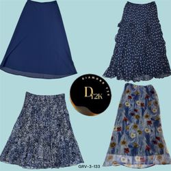 Falda Midi Azul Estilo Y2K – Perfecta para Looks E..