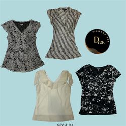 Blusa de poliéster estampada Chic – Ligera y fashi..