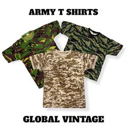 Army Camo T Shirts - 31 Pieces ( GV-291 )