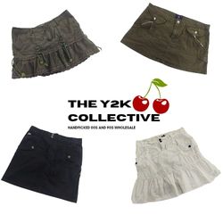 Y2K Kate Moss Vibe Mini Skirts (TEC03)