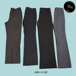 Versatile Check Poly Pants – Perfect for Office, S..