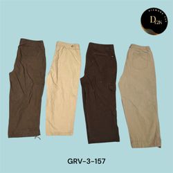 Trendy Y2K Cargo Capri – Brown Utility Pants for a..