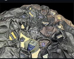 Vintage leather jackets