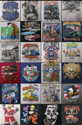 Vintage Printed T-Shirt 93 pcs