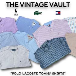 Polo Ralph Lauren Lacoste & Tommy Shirts - 50 pcs