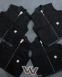 Carhartt rework style Black Gilet 15 pcs..