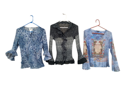 Coquette sea-color blouses/tops -13pcs -22/3/25