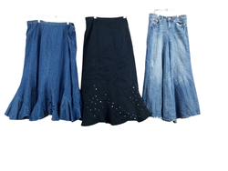 Denim midi long skirts -8pcs -21/3/25