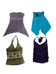 Multi-color halter tops -23pcs -21/3/25mix