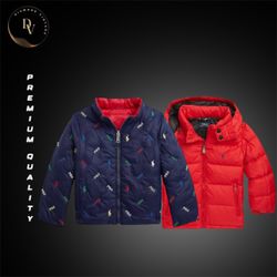 Jaqueta Puffer Infantil Polo Ralph Lauren 9 Peças