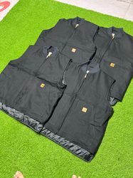 Carhartt Rework Style Black Waistcoat