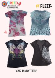CR3894 Y2K Baby Tees - 15 Pcs
