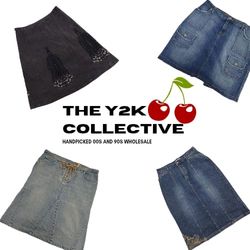 Y2K London Girl Core Denim midi skirts ft. Baby Ph..